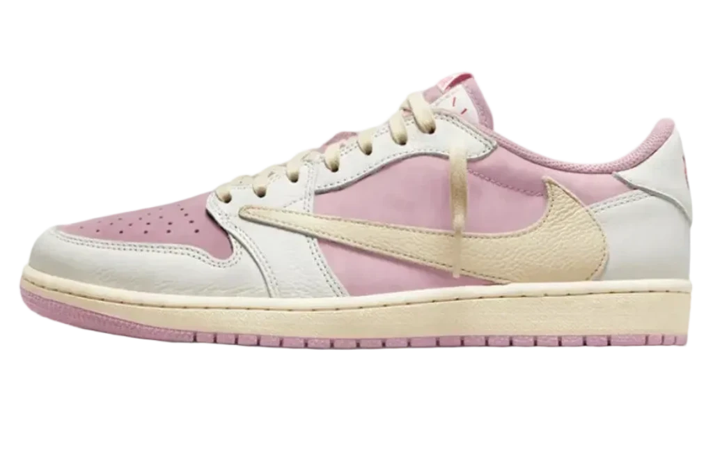 Travis Scott x Air Jordan 1 Low “Shy Pink”