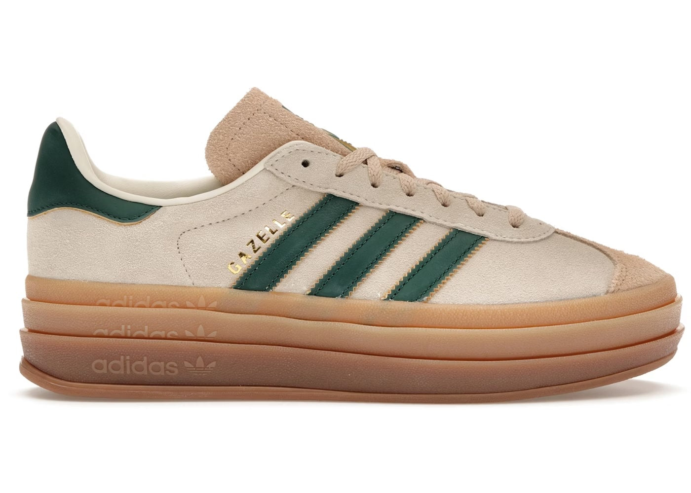 Adidas Gazelle Bold -Magic Beige Collegiate Green (W)