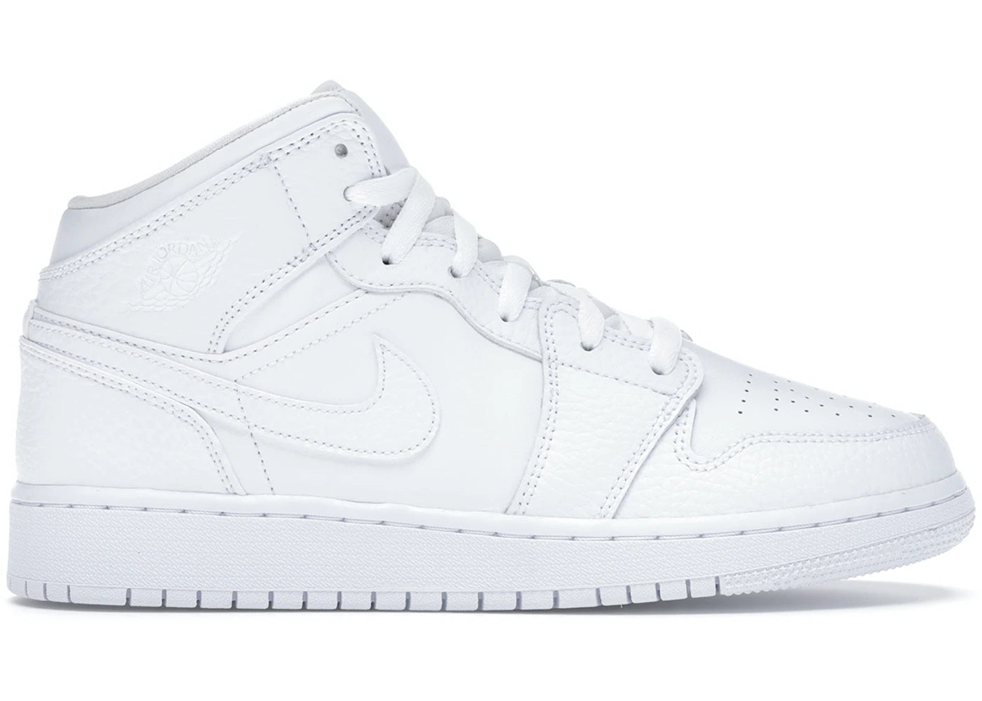 Jordan 1 Mid - Triple White (GS)