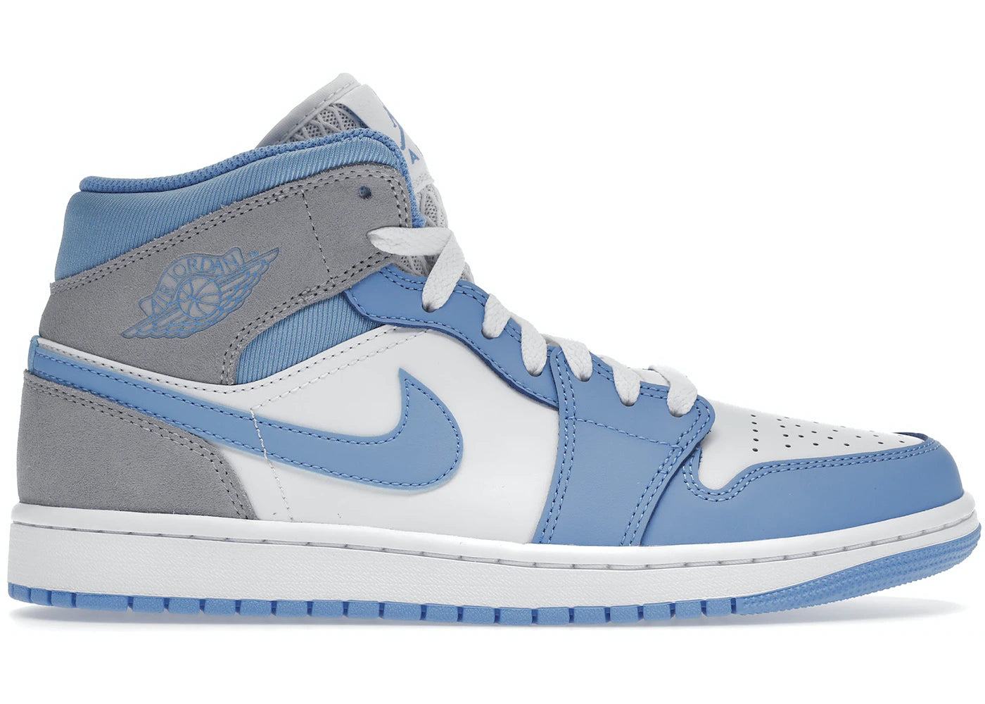 Jordan 1 Mid - University Blue Grey