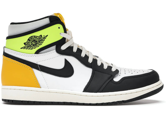 Jordan 1 Retro High - White Black Volt University Gold