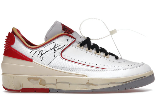 Jordan 2 Retro Low SP - Off White / White Red