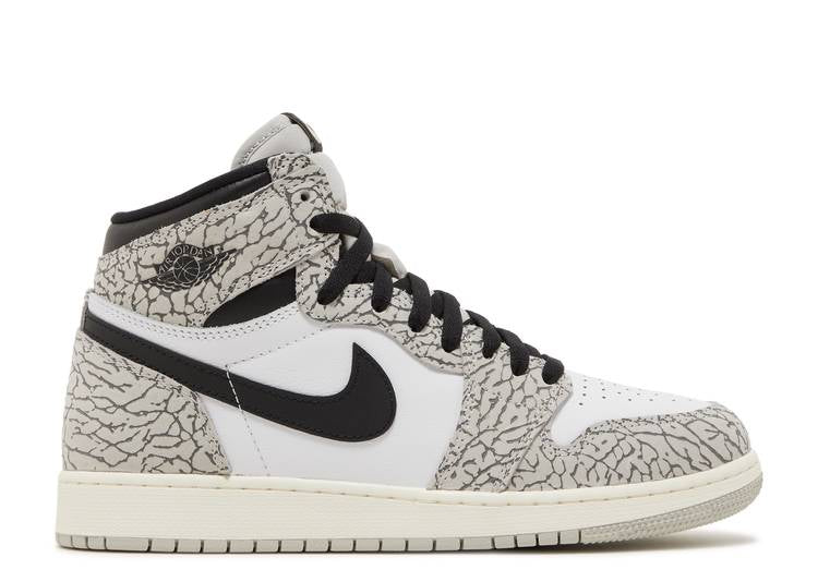 Jordan 1 Retro High OG - White Cement (GS)