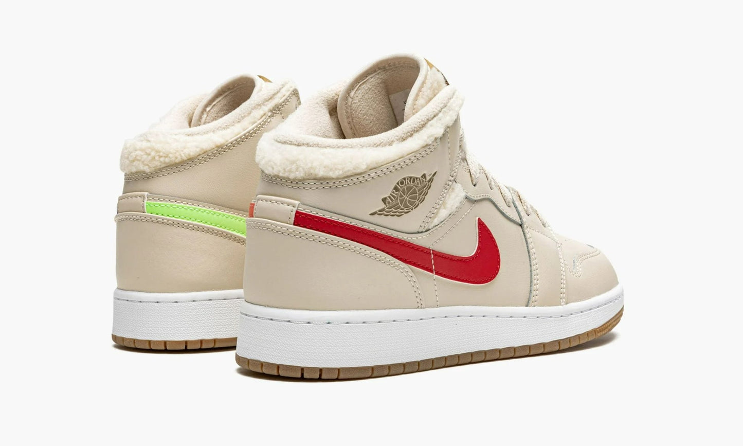 Jordan 1 Mid - Fleece Pearl White (GS)