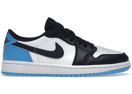 Jordan 1 Retro Low OG - Black Dark Powder Blue (W)